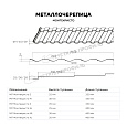 Металлочерепица МЕТАЛЛ ПРОФИЛЬ Монтекристо-S (PURETAN-20-RR32-0.5)